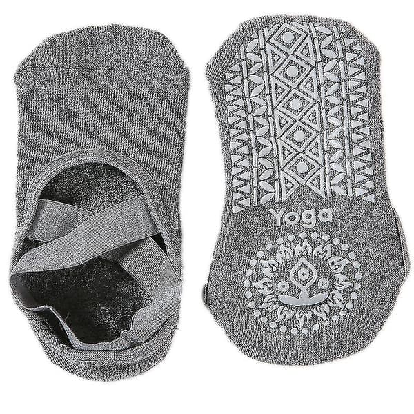 Yogasokker i ankelmodell grey