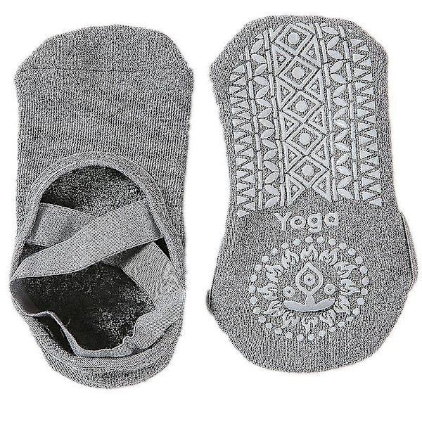Yogastrømper i ankelmodel grey