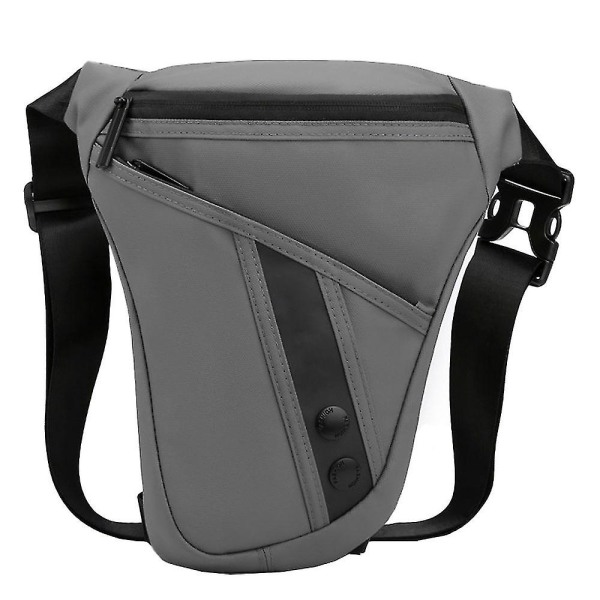 Ny cykelbensväska för utomhusbruk Multifunktionell taktisk bröstväska Sport Casual Messenger Bag-väska grey