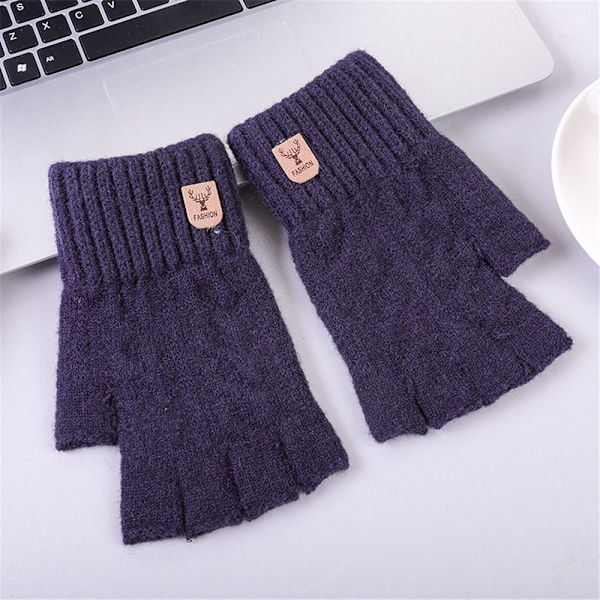 Fingerless Handskar Half Finger Vantar LJUSGRÅ light grey