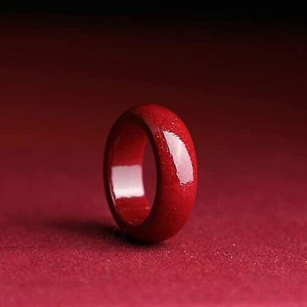 Cinnabar Ring, Cinnabar Feng Shui Ring 21mm