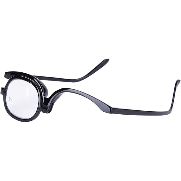 Sminkglasögon, Förstora ögonmakeupglasögon Roterande glasögon med en lins (400)