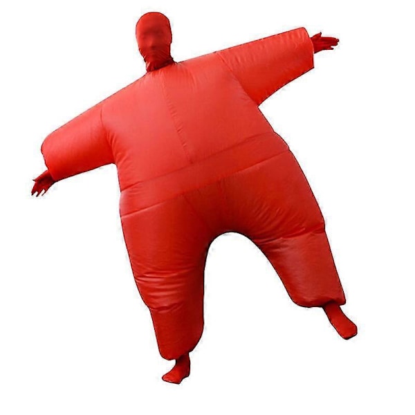 Oppustelig Helkropsdragt Kostume Voksen Sjov Cosplay Beklædning Fest Legetøj Gave Red