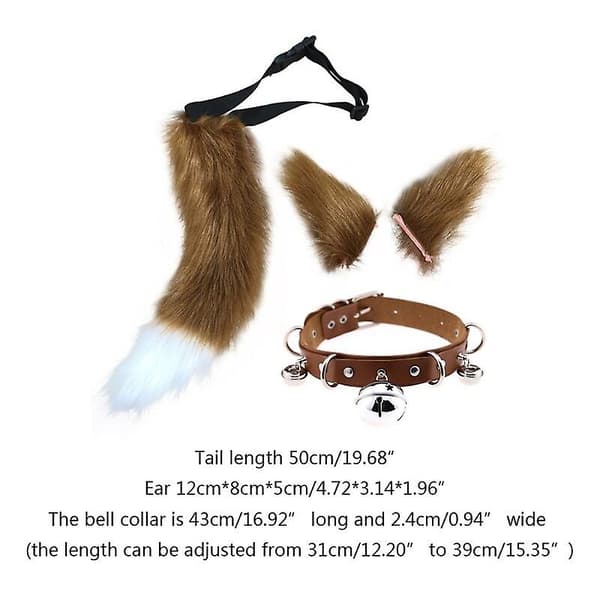 Cat Wolf Long Tail Hiusneulakaulussuoja Halloween