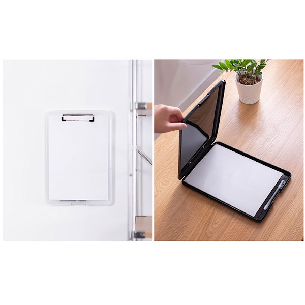 Clipboard A4 mappe Plast opbevaring rivepapir B