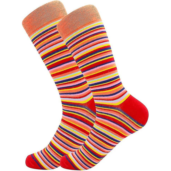 Mænds sjove kjole sokker, farverige funky sokker til Lmell mænd, fancy nyhed sjov gave