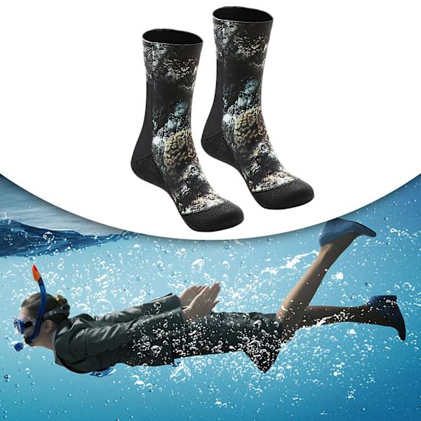 Svømmedykkersokker Snorkelsokker for vannsport menn Kamuflasje A Camouflage A