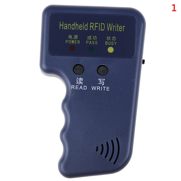 125KHz håndholdt RFID-skriver/kopimaskine/læser/duplikator med 1 Blå Blue Duplicator