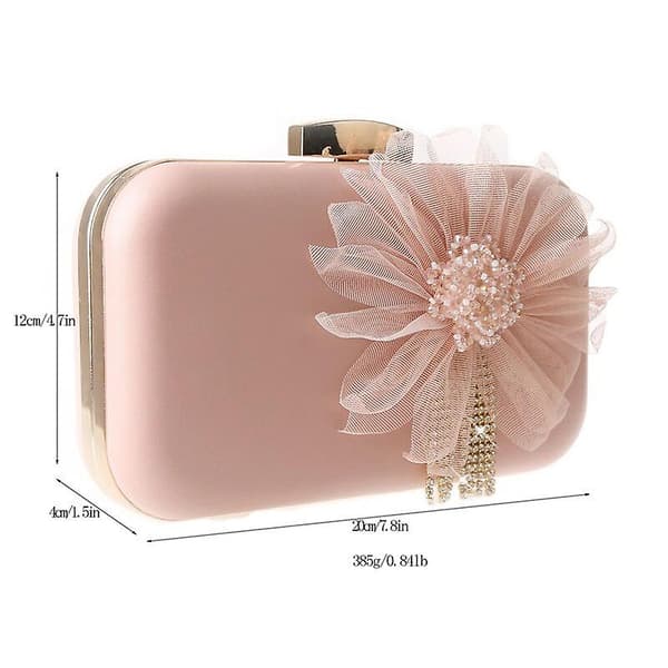 Nya kvinnor blommor kväll clutch väskor Bröllop clutch väskor green
