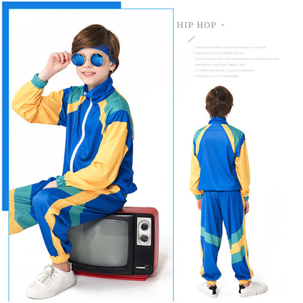 Discodräkter för Pojkar och Flickor Blue S(110-125)