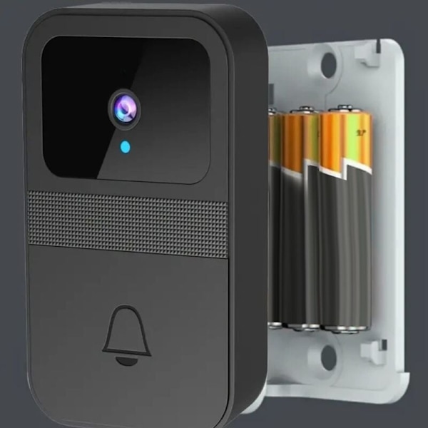 Smart Wi-Fi videodörrklocka med ringklocka, trådlös fjärrkontroll, säkerhetsdörrring, kamera, dörrklocka övervakning