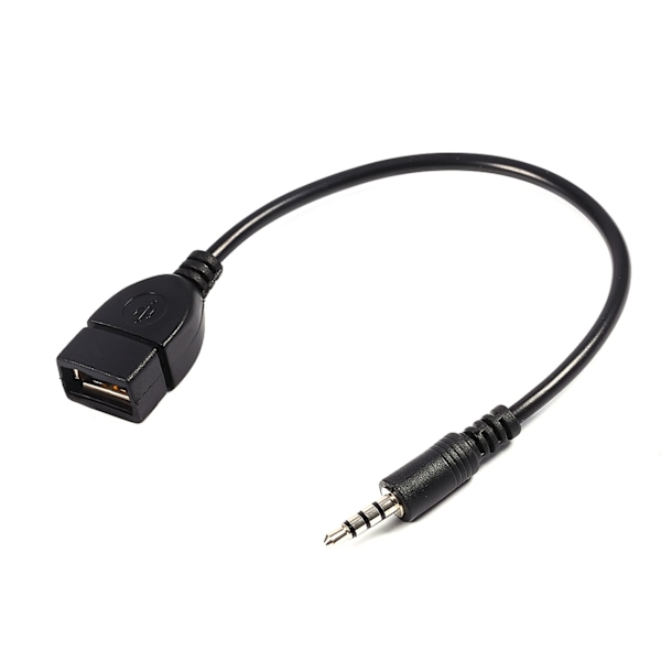 3,5 mm Han Audio AUX till USB 2.0 Typ A Hon OTG Konverteringsadapterkabel