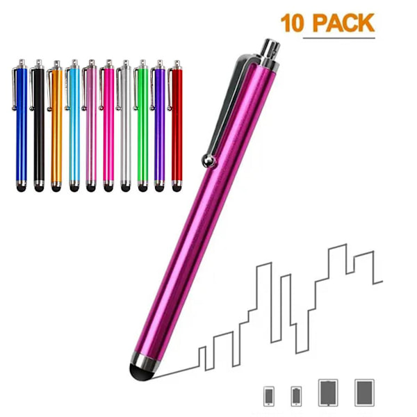 10 x STYLUS PENNA för IPAD IPHONE TABBLETT SAMSUNG TAB SCREEN n