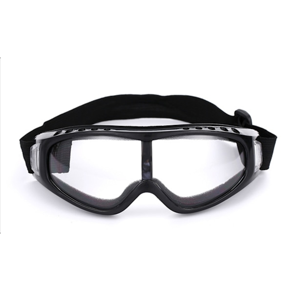 Sorte Skibriller Klart Glas Goggles MC MX Knallertbriller sort black