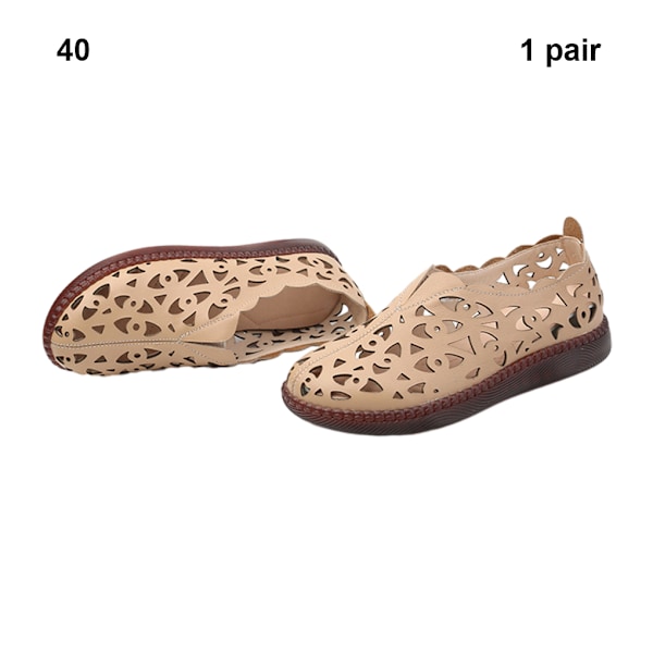 1/2/3 Naisten Ballerinat Mukavat Ja Tyylikkäät Kengät Aprikoosi 40 apricot 40 1 Pc