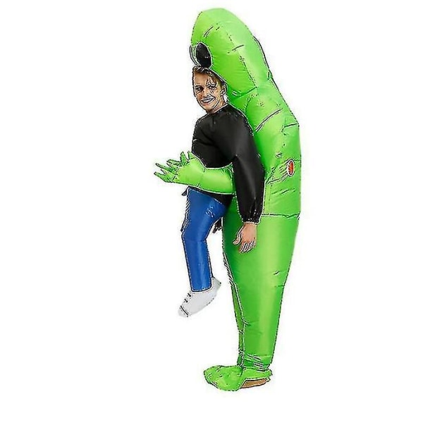 Alien uppblåsbar kostym för Halloween Cosplay Cosplay green