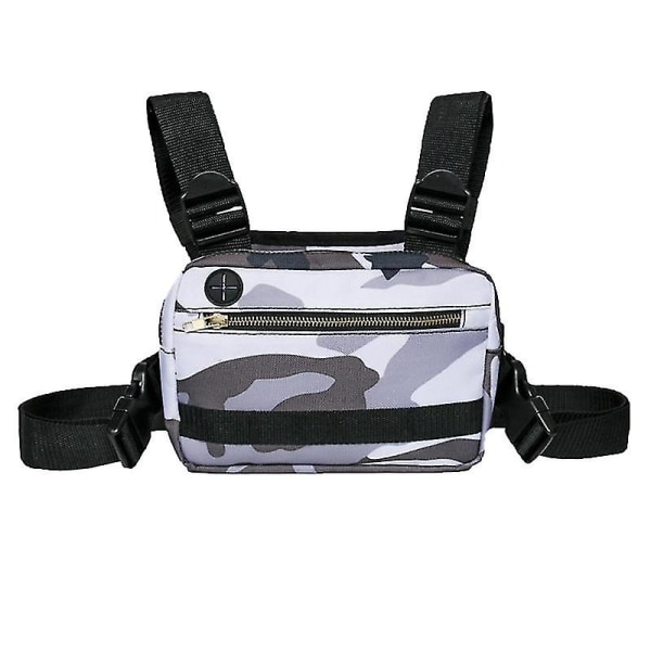 Ny Chest Rig Herr Väska Casual Function Outdoor Style Bröstväska Jaktväst Väskor Sportlöpning Bröstväska Camouflage