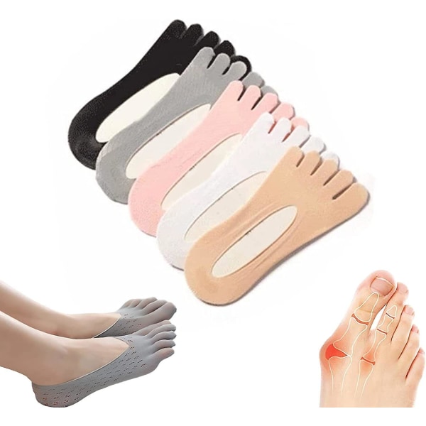 Anti-Bunions Health Socks, Orthoes Bunion Relief Socks, Anti Bunions-strumpor Grey