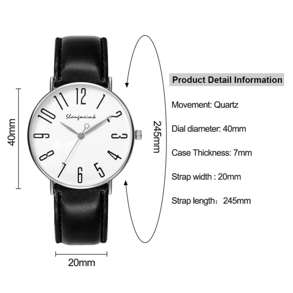 Quartz armbåndsur 1