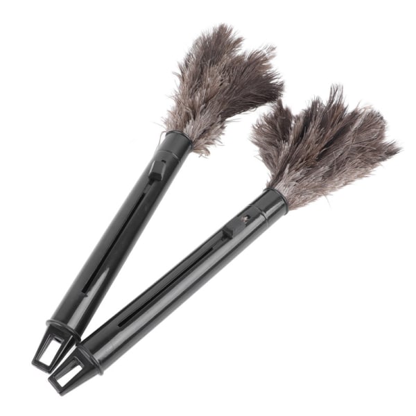 2-pak strutsfjäder Duster Dust Indragbar Rod