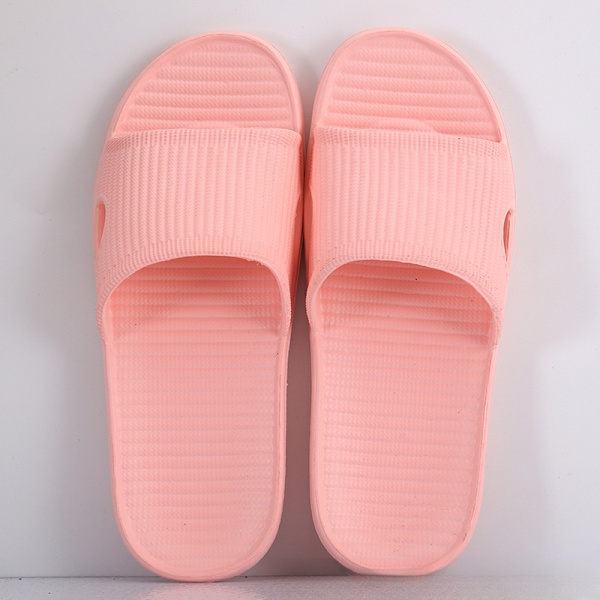 Inomhustofflor Golv Platta Skor Dam Herr Halkfria flip Flops Bad Hem Tofflor Kvinnlig Tofflor Bekväm Zapatillas De Hombre light orange 36-37