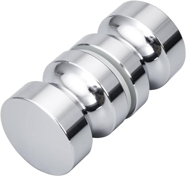 Duschdörr parhandtagsknopp i aluminiumlegering, Groove Duschdörrhandtagsknoppar, handtagsknoppar för b