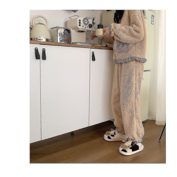 Søte dyr kvinner jenter fluffy vinter varme tøfler Cows 1 40-41