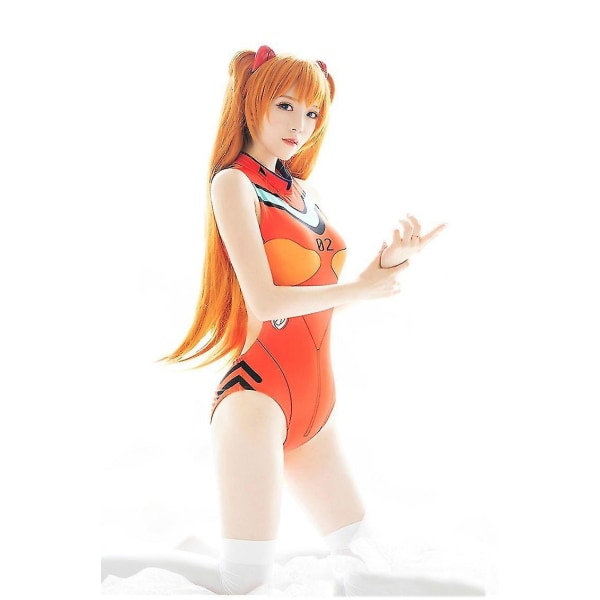 Overwatch Asuka Cosplay Body Baddräkt Asuka swimsuit M