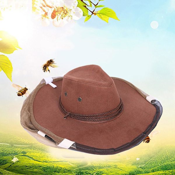 Biodling Biodlare Cowboyhatt Myggbi Insekt Ansiktsslöja Ne