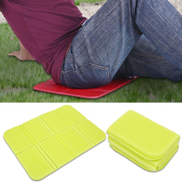 Bærbar Vandafvisende Picnicmåtte med Foldbart Sæde (Frugtgrøn) Light Green