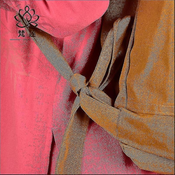 Lærreds læggetaske til mænd og kvinder universel havgrøn taske stofpose Arhat taske udendørstaske Chaoshan rygsæk buddhistiske forsyninger