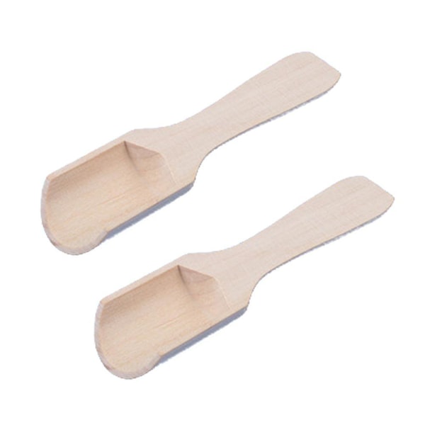 Wooden Scoop  Natural Beech Wood Scoop For Flour, Bath Salt, Sugar, Cereal, Coffee And More - Multipurpose Wooden Spoon