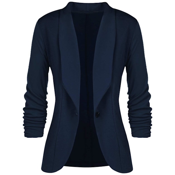 Jakke med Jerseykrave, Langærmet, Slim Fit, Damemode, Kort Jakke M