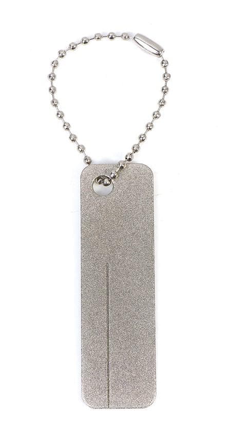 Bærbart Diamantbryne / Sliper for Fiskekroker og Kniver grå Grey one size