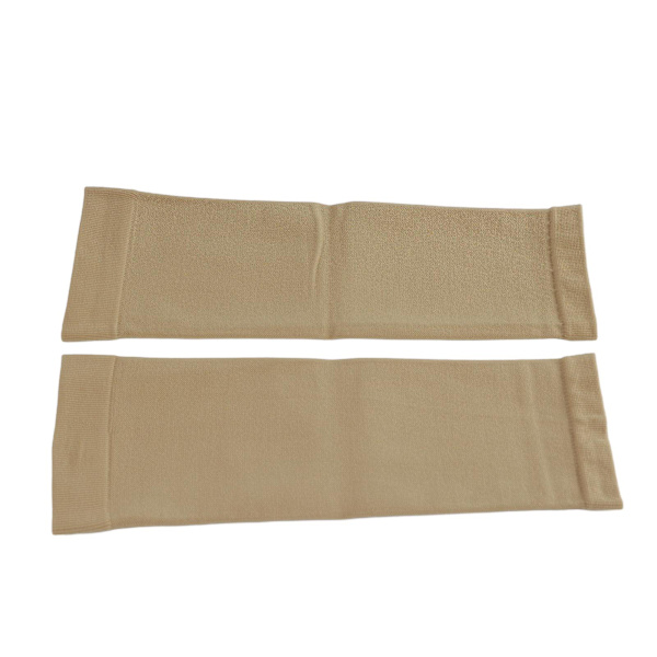 Komprimerade strumpor med tvåstegs elastiska strumpor i åderbråck Kalvslida 1 par strumpor för vandringssporter Beige L
