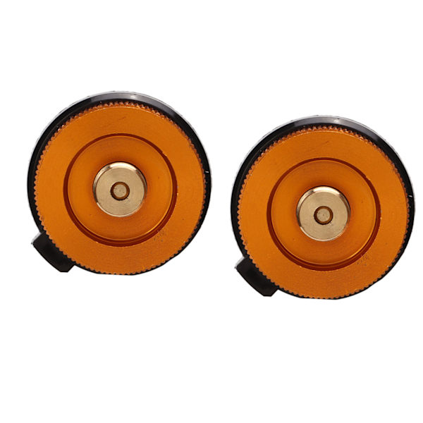 Lätt Bärbar Propanadapter med Automatisk Avstängning för Campingspisar - 2-pack, Tillverkad av Hållbart Nylon, Koppar och Aluminiumlegering