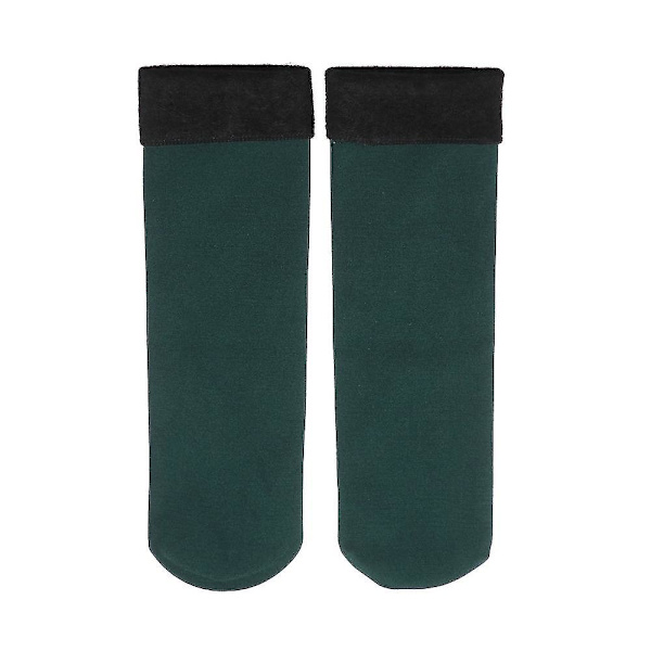 Dam Herr S Strumpor S Boots Tjocka Sammetsgolv Strumpor Vintervärmare Thermal