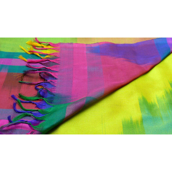 Prime Varanasi Silk Scarf 6919 presentförpackning INSLAGAD av Pashmina & Silk