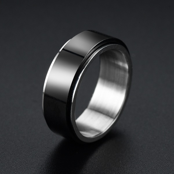 Ringe Rustfrit stål 6-pak Flerfarvet Flerfärgad 20 mm