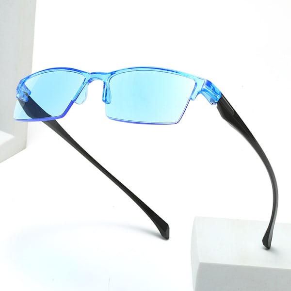 Muodin kehyksettömät lukulasit Smart Zoom Blue