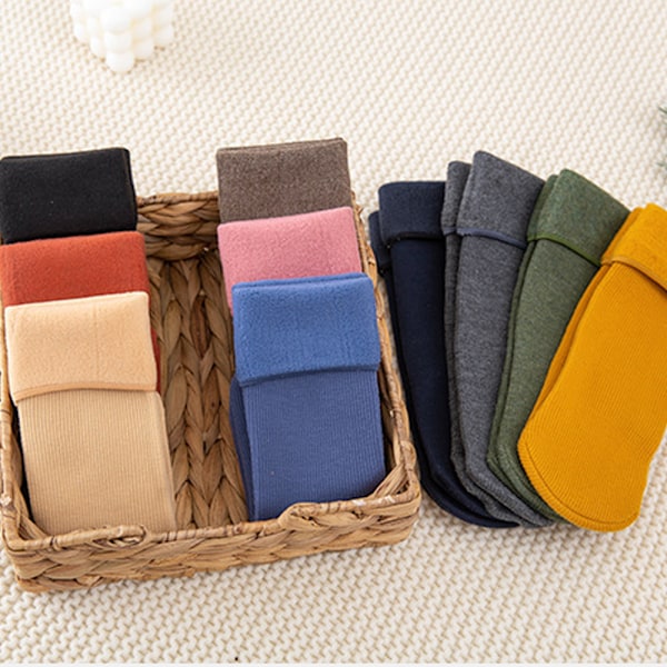 Extra tjocka ullstrumpor - mjuk varm bekväm casual