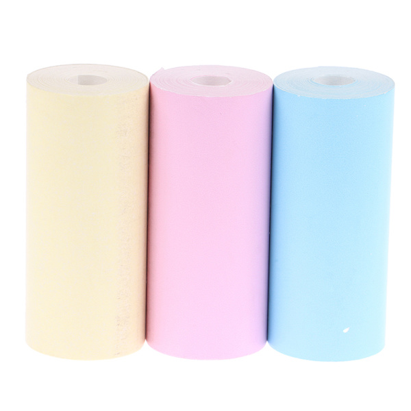 3 rullaa kannettava minitulostin lämpöpaperi 57x2