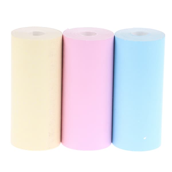 3 ruller bærbar miniprinter termisk papir 57x2