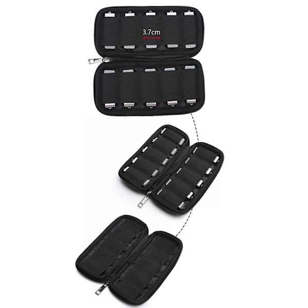 Oppbevaringsveske for USB-minner Elektronisk tilbehørsorganisator