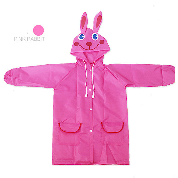 Lasten paksuuntunut sadetakki poncho sarjakuva vauvan sadeviitta Bunny