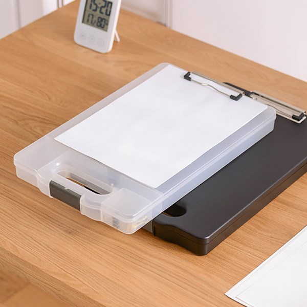 Clipboard A4 mappe Plast opbevaring rivepapir B