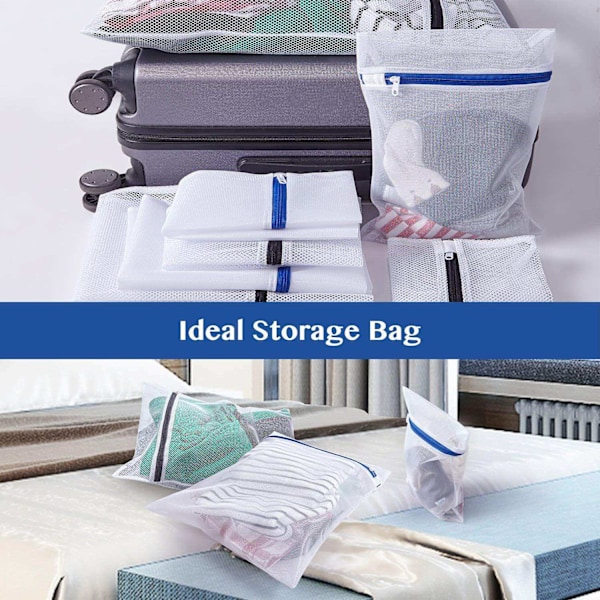 Organiseringssett for reisevesker - Perfekt for reisen - Veskeinnsats Black Svart