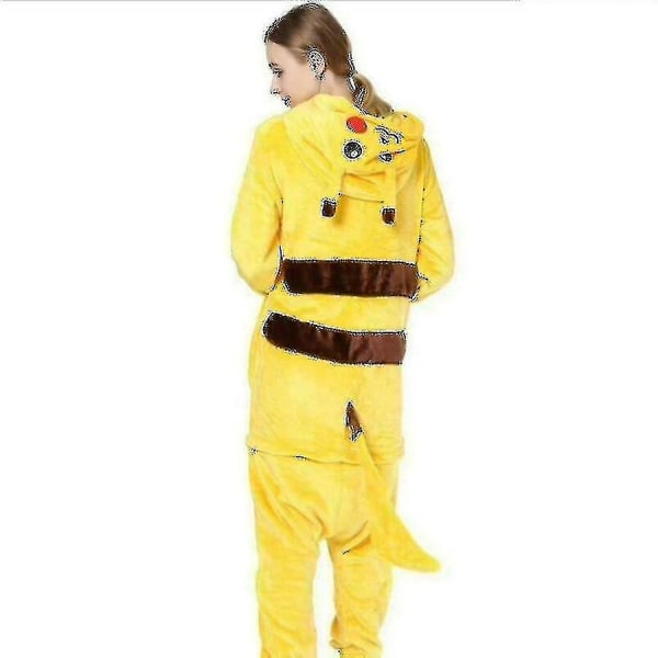 Vuxen kostym Pocket Monster Pikachu Pyjamas Pyjamas Party-c L