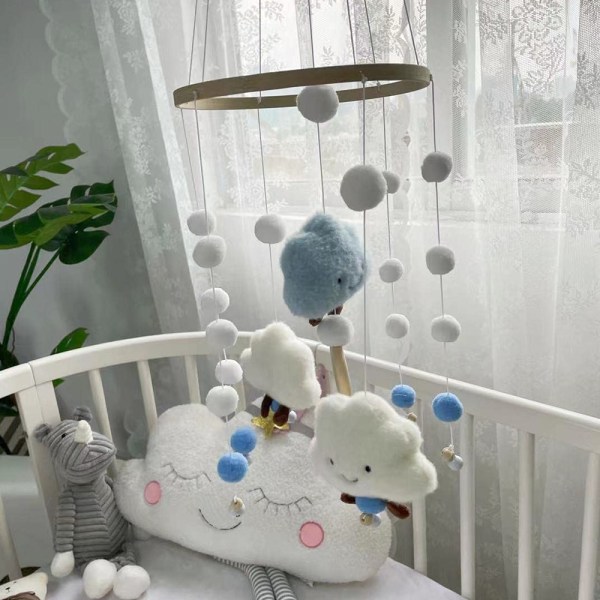 Baby Mobil Stjernehimmel Night Decoration Nursery Baby Blue