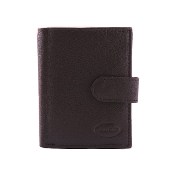 Liten läderplånbok med slejf Svart Black one size